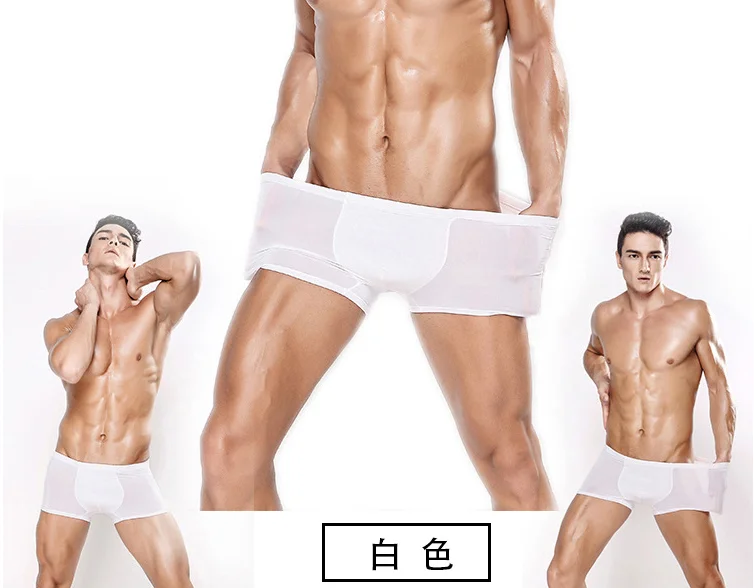 hot sexy ultra-thin breathable ice feeling mens sexy underwear