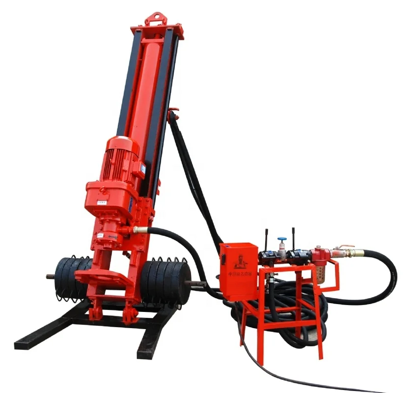 Small Deep Electric & Pneumatic down the hole hammer drill rig/bore pile drilling machine