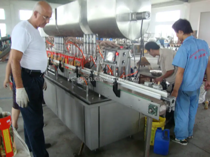 automatic grease bottling production line