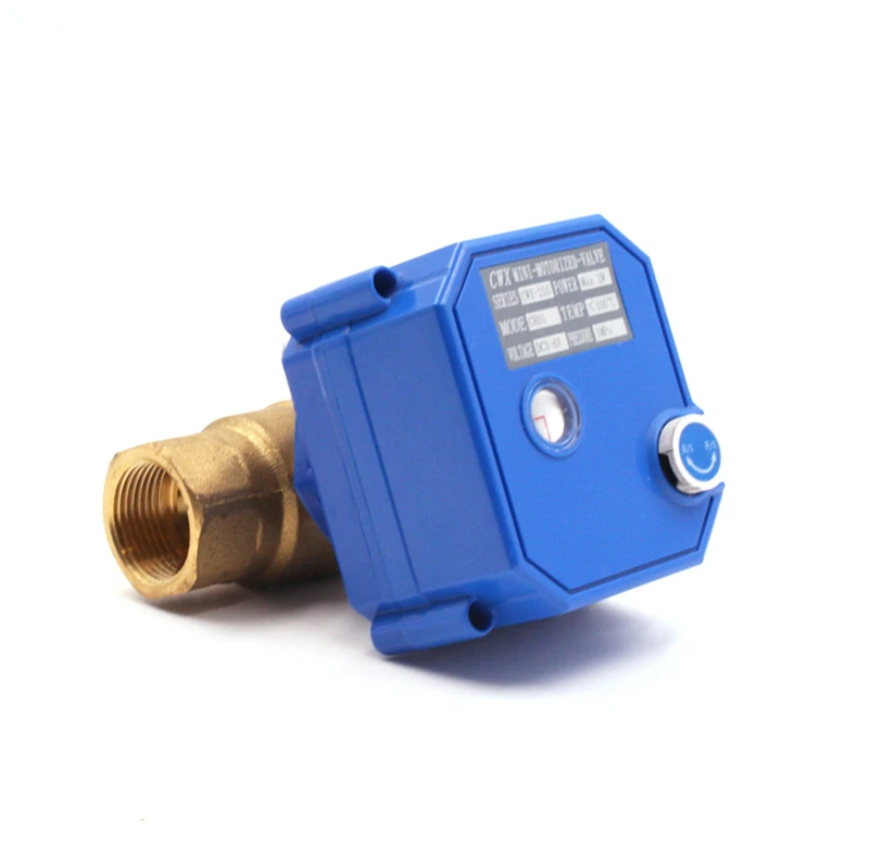 electric water valve flow control 5V 12V 24V 110V 220V electric motor ball valve