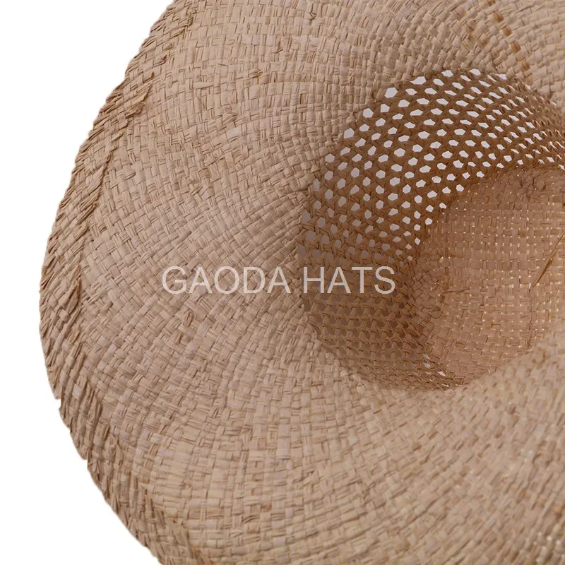 Hot raffia hat body