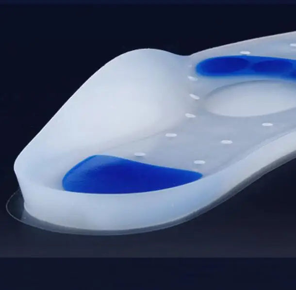 Silicone Gel Insoles For Plantar Fasciitis Heel Spur Running Sport Insoles Shock Absorption Pads Arch Orthopedic Insole