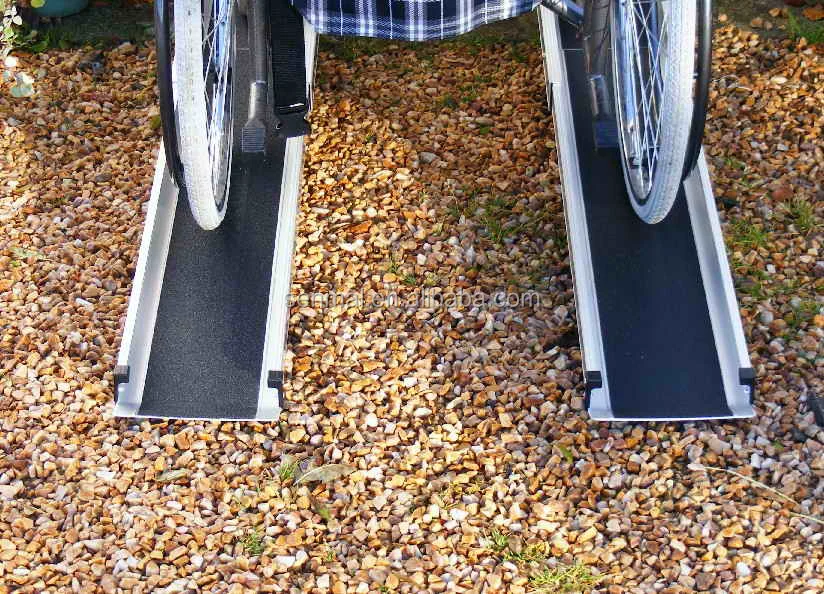 
Aluminium lightweight telescopic wheelchair ramps 2-8 feet 