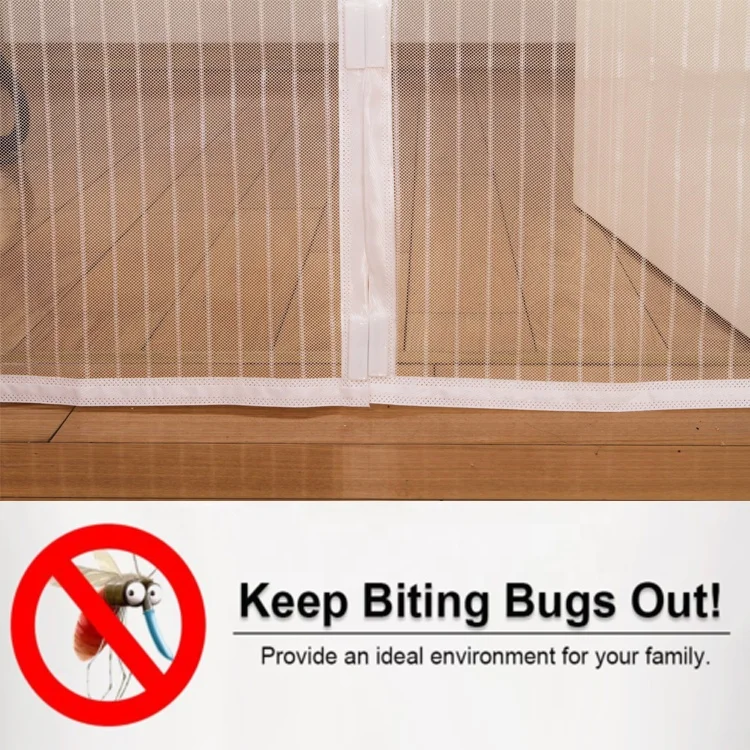 Magnetic Door Screen Mosquito Net Mesh Curtain with Magnets