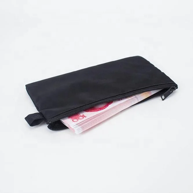 Zipper Bags Company Security Bank Deposit Cash Coin Currency Pouches Check Wallet Utility Coin Bag