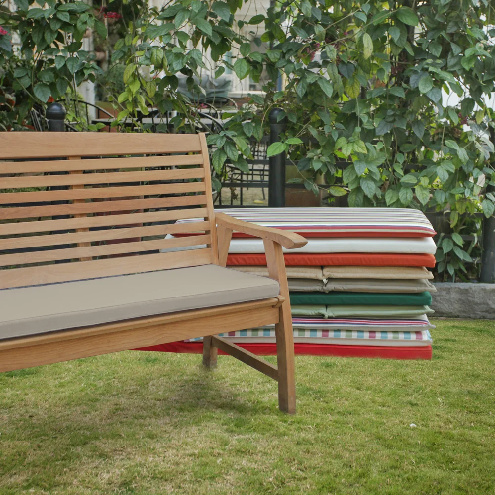 Outdoor and indoor bench cushion chair cushions