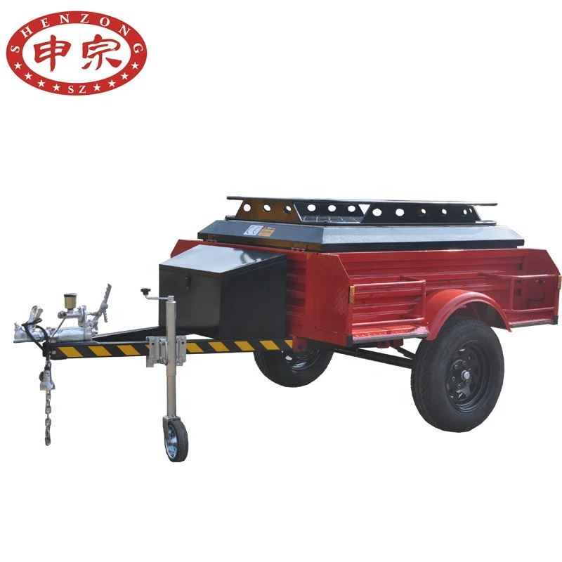 Hot Sale Off Road Small Travel Trailer With 50mm Coupler