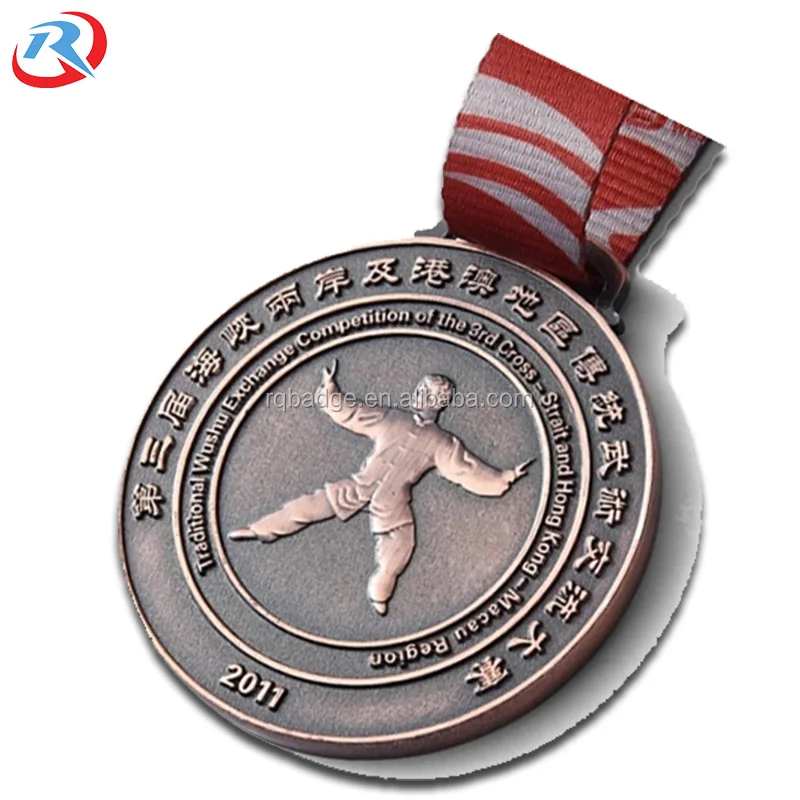 China Manufacturer wholesale custom own logo sport medals and trophies for marathon