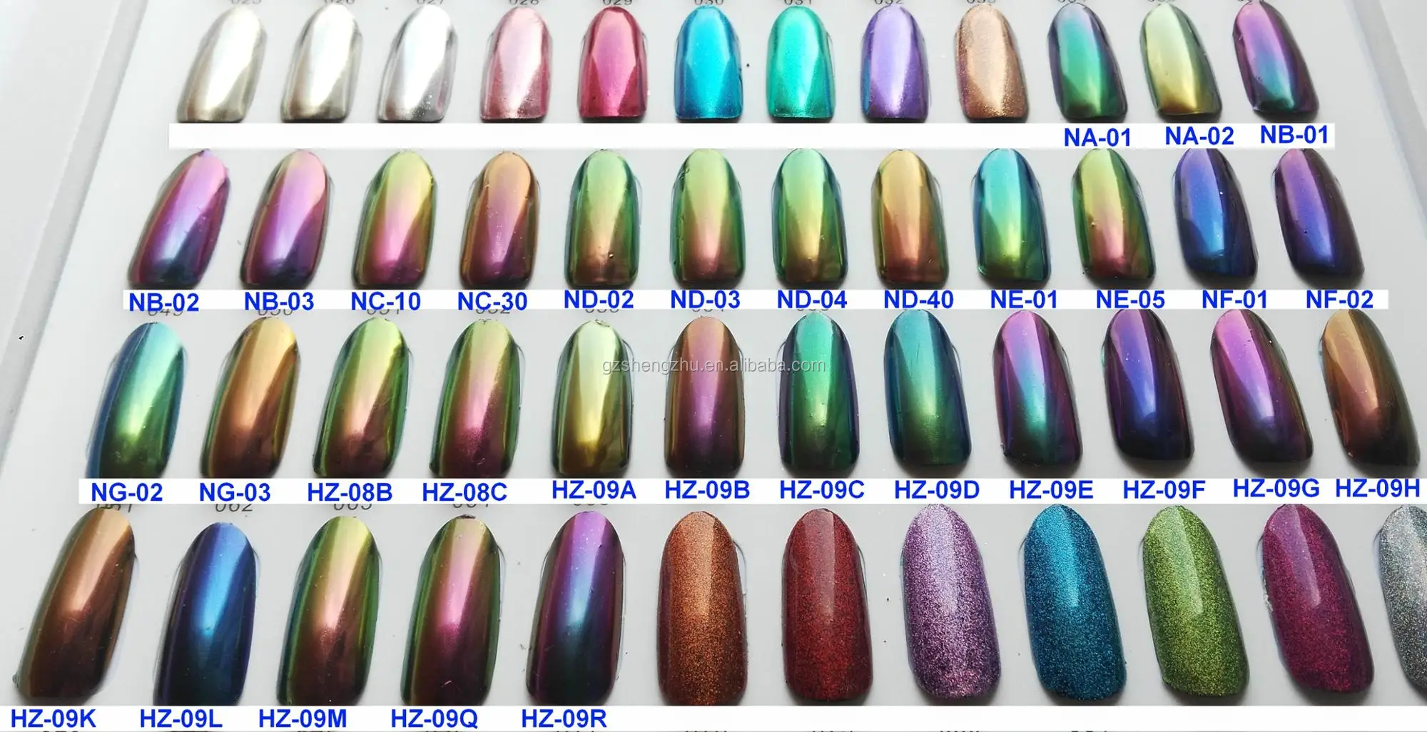 
various Chrome Chameleon Powder Color Shift Pigment for Car Coating nail beauty 