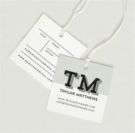 models price tags , label and hangtag