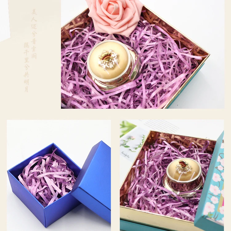 Wholesale 3MM Paper Shreds Decorative  Packaging Crinkle Paper Gift Basket Filler Shredded Paper Filler For Gift Baskets