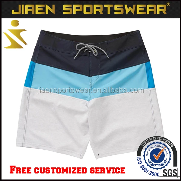 wholesale board shorts, custom blue stripe beach shorts, swimming shorts for kids