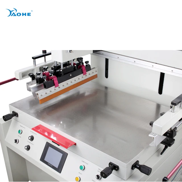 Industrial Vertical Flat Screen Printer Flatbed Silk Screen Printing Machine