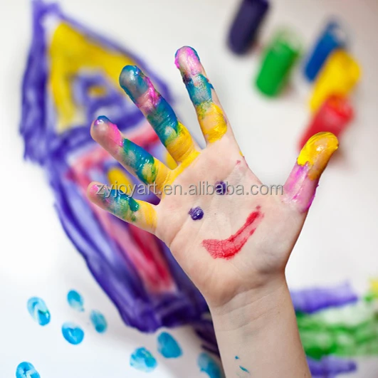 Стирать пальцем краску набор 6 ПК. 75 жидких унций ea. безопасный и нетоксичный