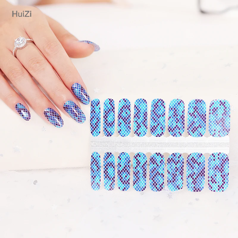 Hot Selling Spring Nail Stickers Non-toxic 100% real Nail Polish Sticker/Wraps/Nail Polish Strips