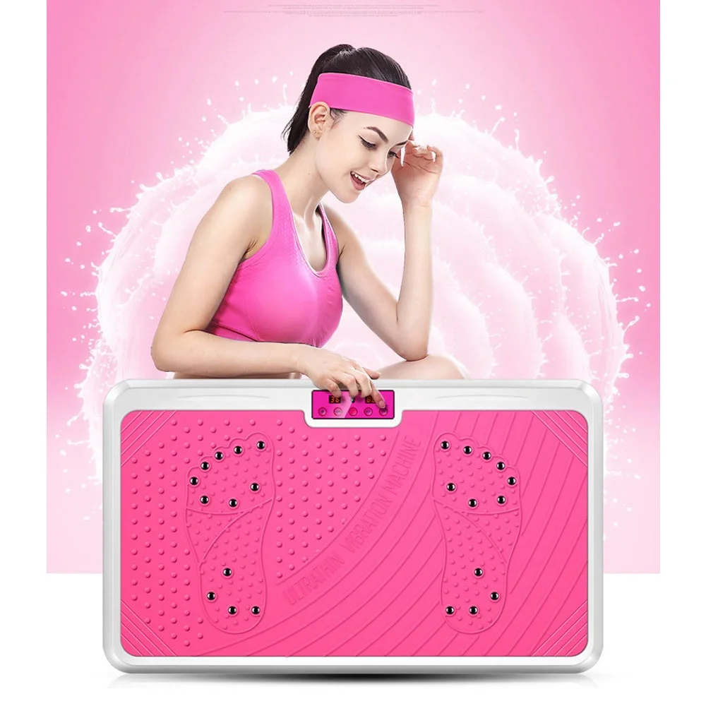 
home exercise weight lose crazy fit massage whole body fitness machine vibroshaper vibration plate 