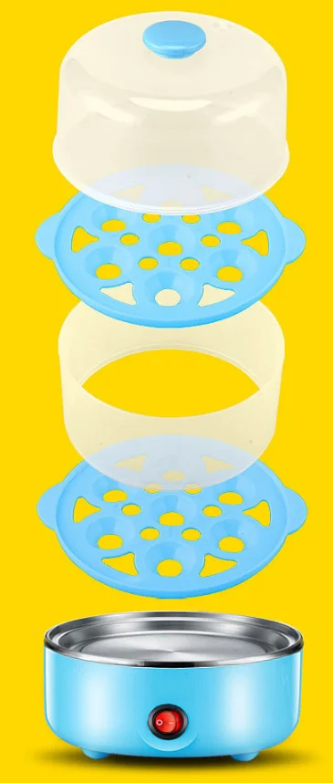 Electric Egg Cooker, Steaming Shelf for Bread and Vegetables, 14 Egg Capacity Rapid Egg Cooker with Automatic Shut Off