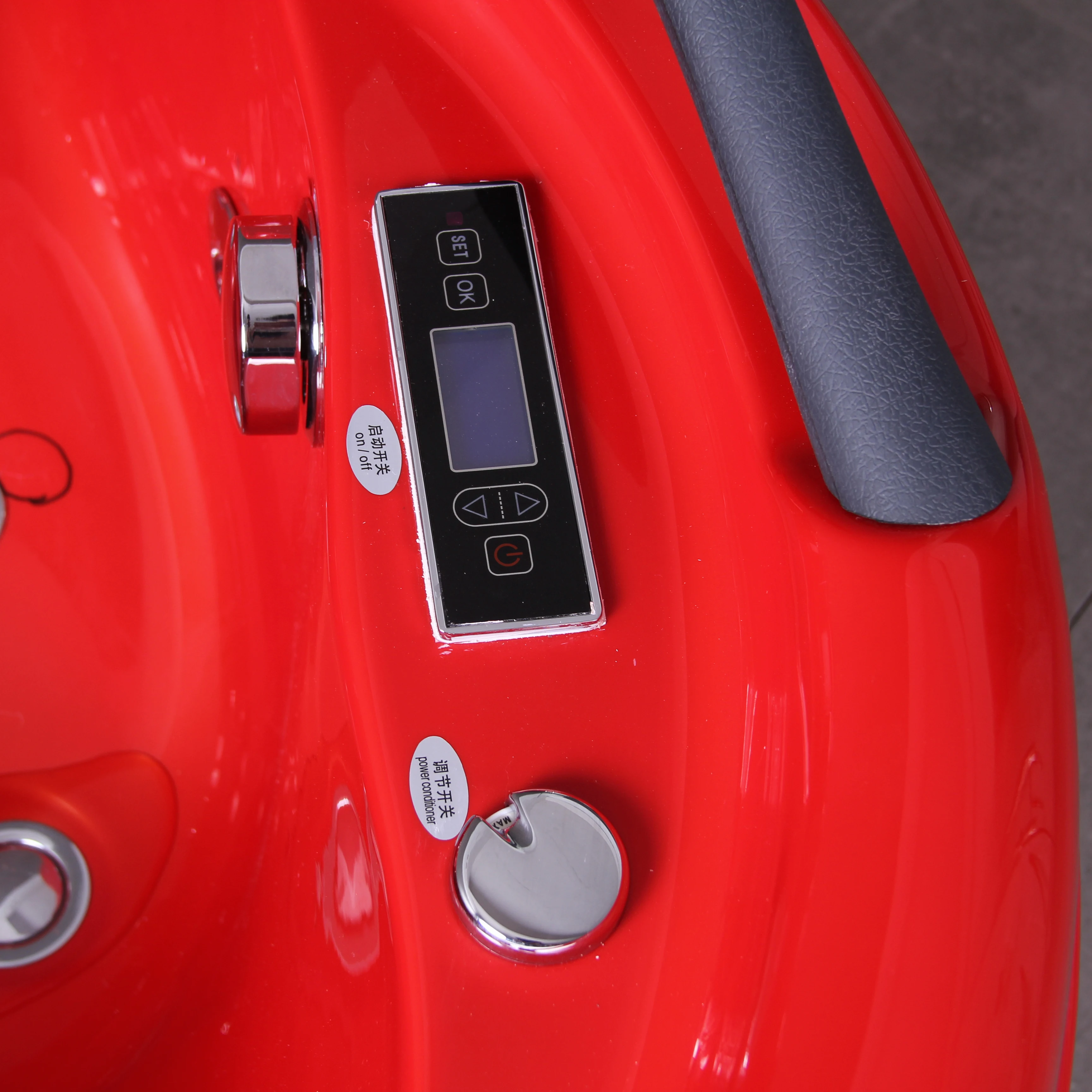 Color Corner Design Bathroom Bathtub Factory Wholesale Red Shenzhen White Modern Hotel Freestanding Hot Suction Nozzle Cover B04