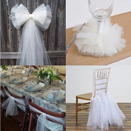 12,5 cm x 100 mt Rotolo tulle bobina tul tulle roll for wedding party decoration
