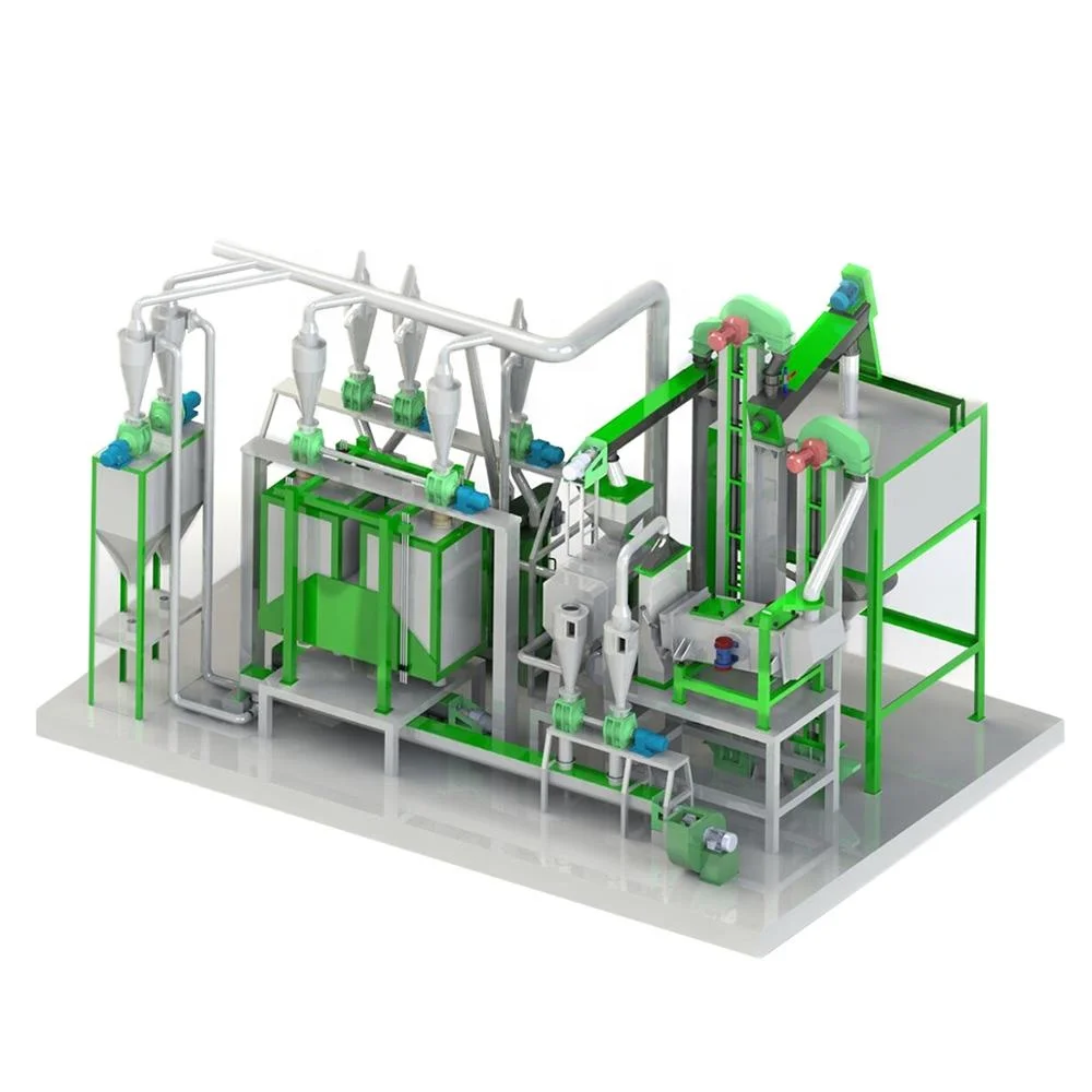 maize roller mill machine and packaging plant