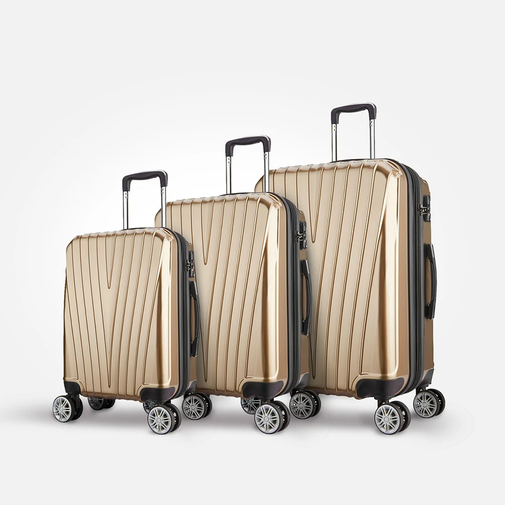 Resena Wholesale high quality cheap price light suitcase on wheels air express classic luggage set Customized logo