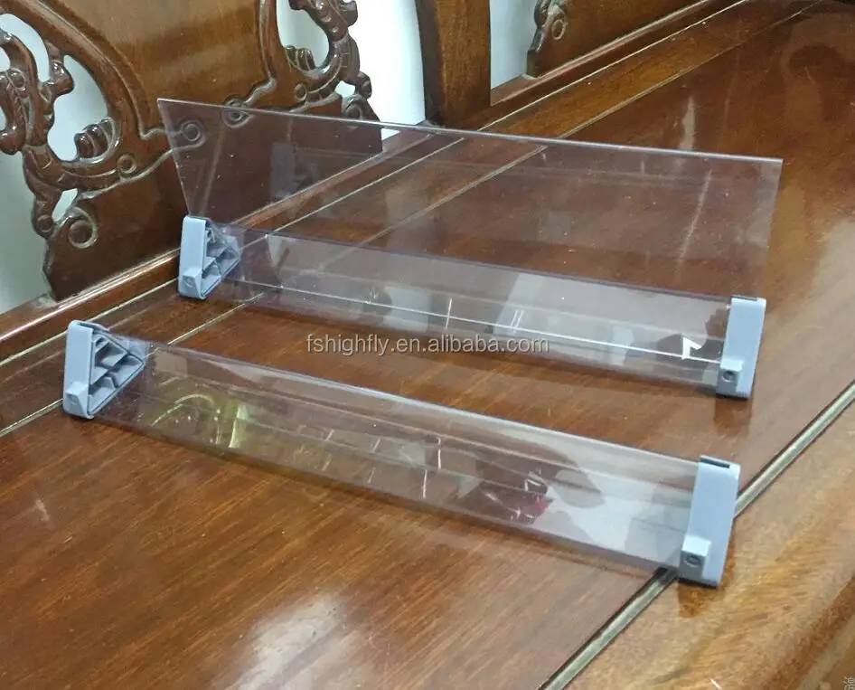 Supermarket Accessories Checkout Stand Counter Lane Plastic Acrylic Divider Bar