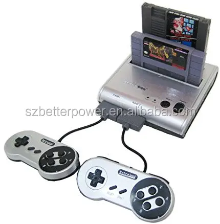 RetroDuo - forNES & SNES 2in1 System Clone - Limited Mascot Edition (Retro-Bit) (Red/Black & Silver/Black)