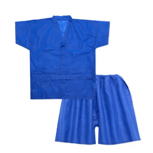SPA Hairdressing Disposable Non Woven Kimono Robes