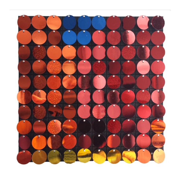 
Patent Hanging Shimmer Sequin Disc Panel 
