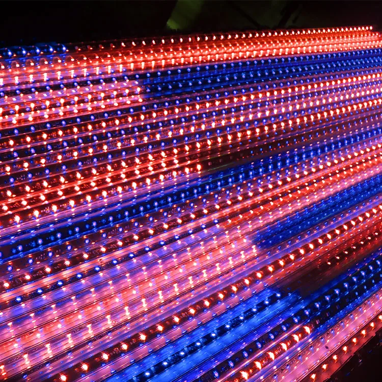 Более широкая 3D модифицируемая трубчатая лампа DMX smd 5050 rgb pixel светодиодный источник освещения Светодиодная лента для наружного деревьев и зданий