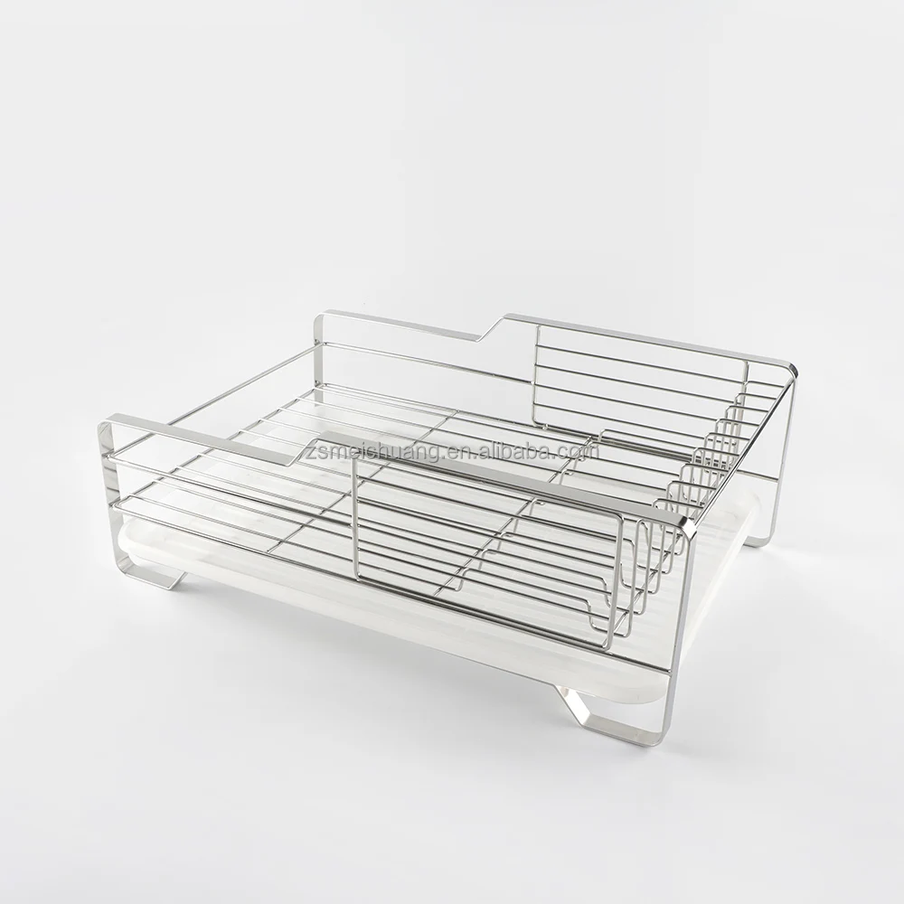 2021 brand new style stainless steel kitchen standing wire plate holder dish rack