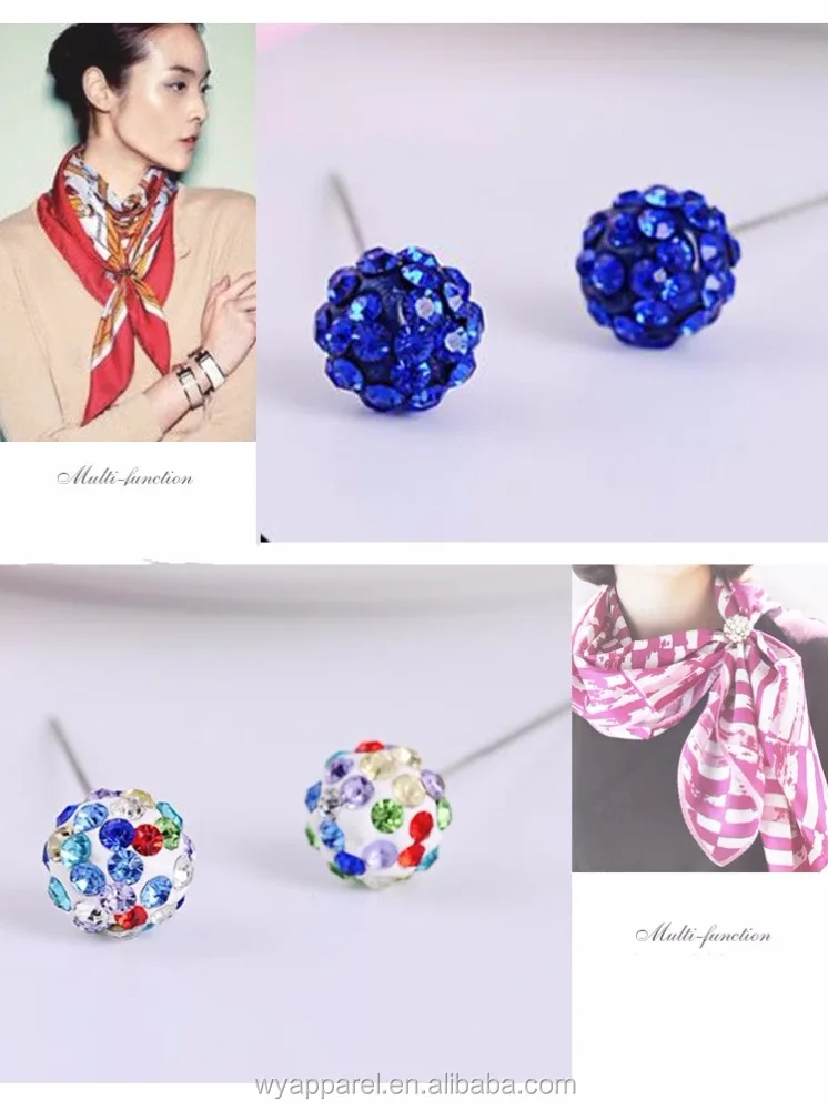 Hijab scarf factory supply high quality fashion muslim women hijab safety pin