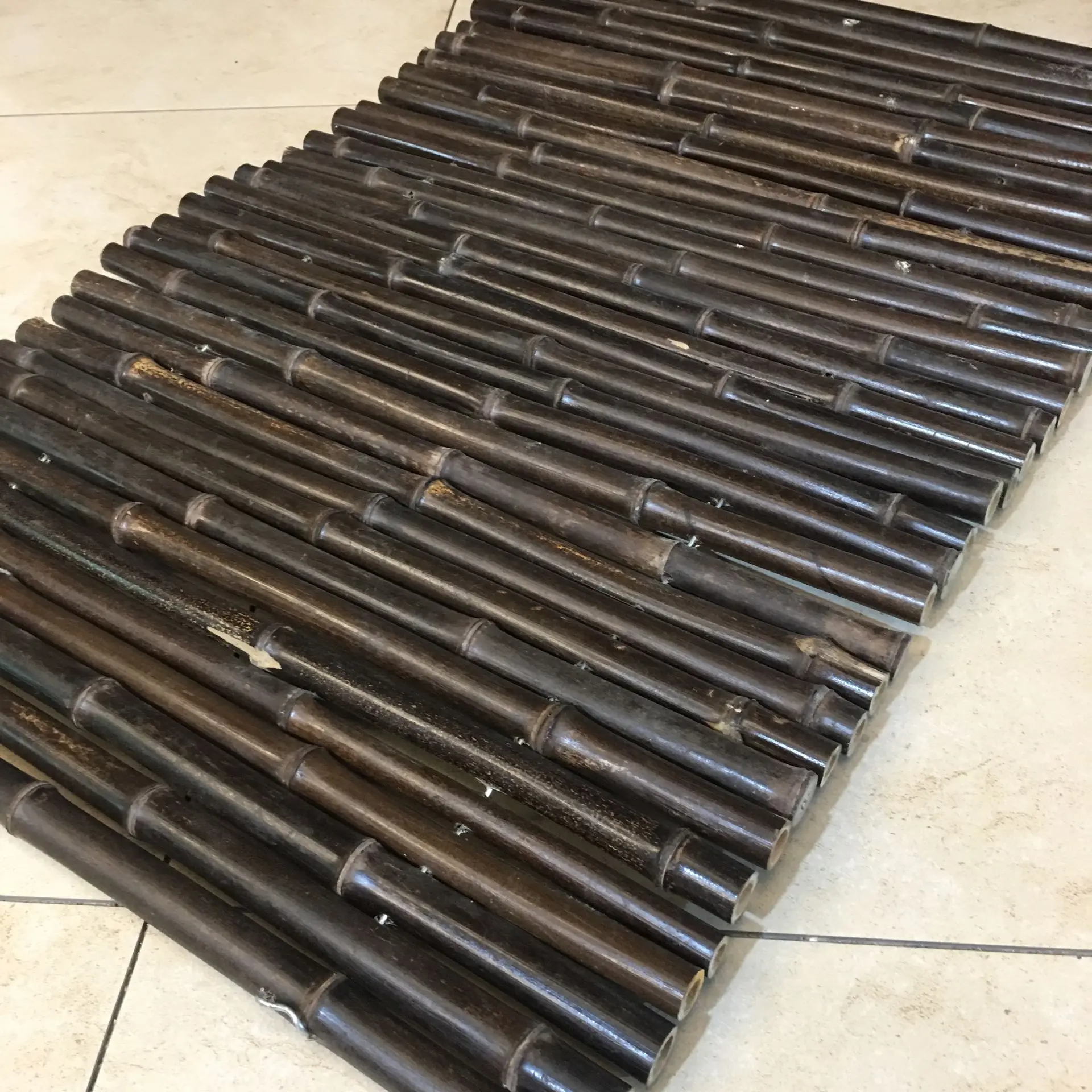 bamboo screen, carbonized bamboo fence garden panel bamboo divider