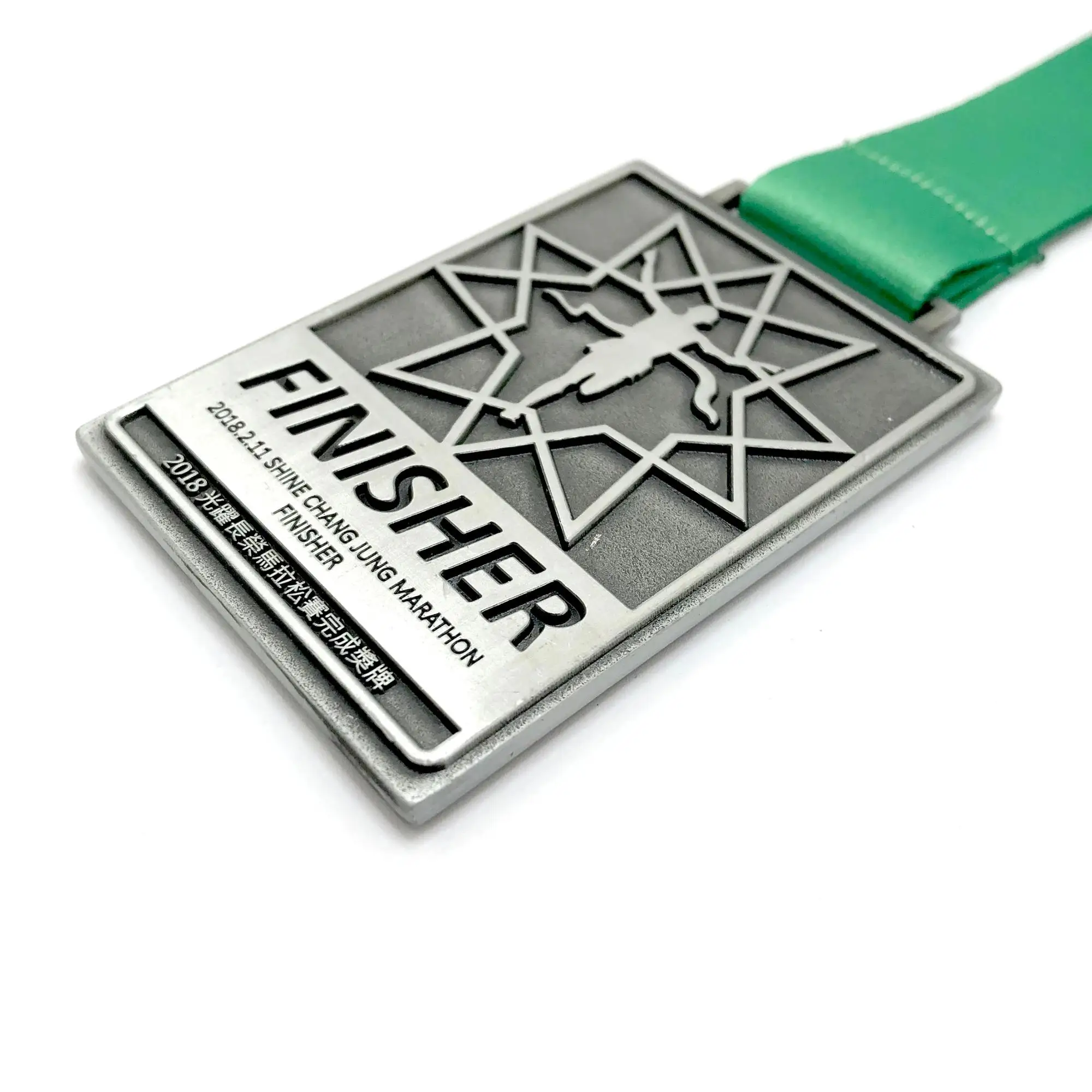 Custom Running Marathon cheap finisher medals no minimum order
