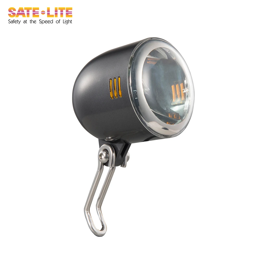 Factory direct Sate-lite CREE 70lux ebike light StVZO  eletric bike headlight front fork 12-48V