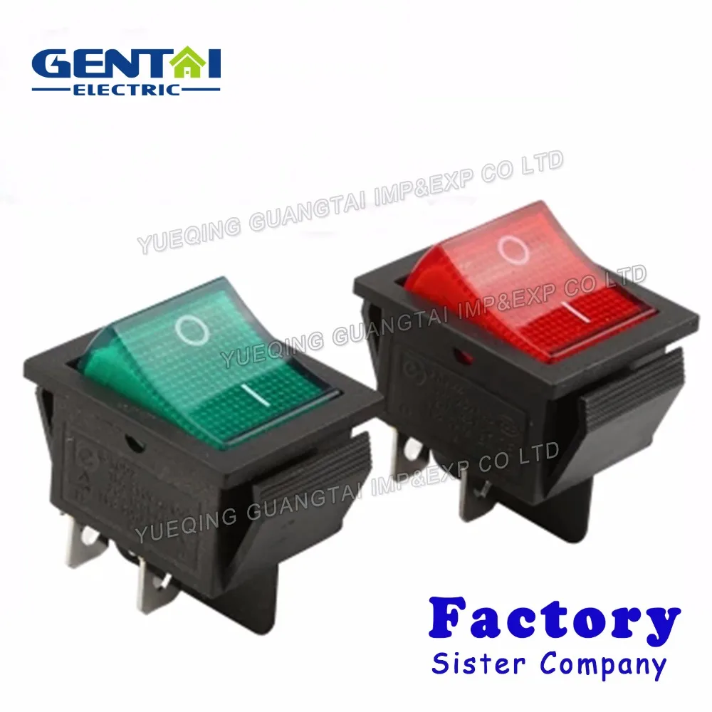 Good Quality leci RS606 4 pin ON-OFF 250vac 16a t100/55 rocker switch