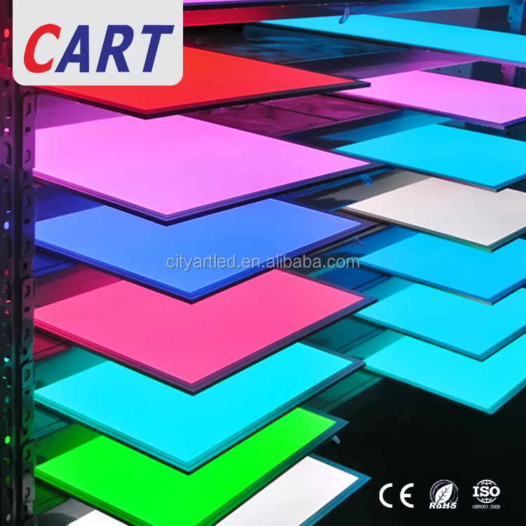 RGB/RGBW/RGB+CCT/RGBWW milight Control Color Temperature Adjustable RGBW Colour Changing 2X4 60x120 LED Light Panel