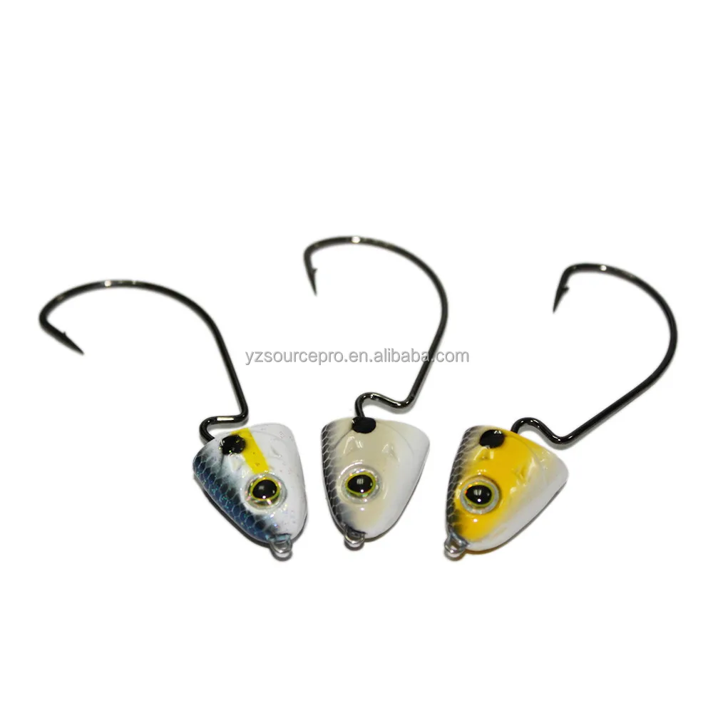 2020 NEW Design Tungsten Swimbait/Swing Jig Heads,Fishing Living Wiggly Tungsten Fish Jig Head