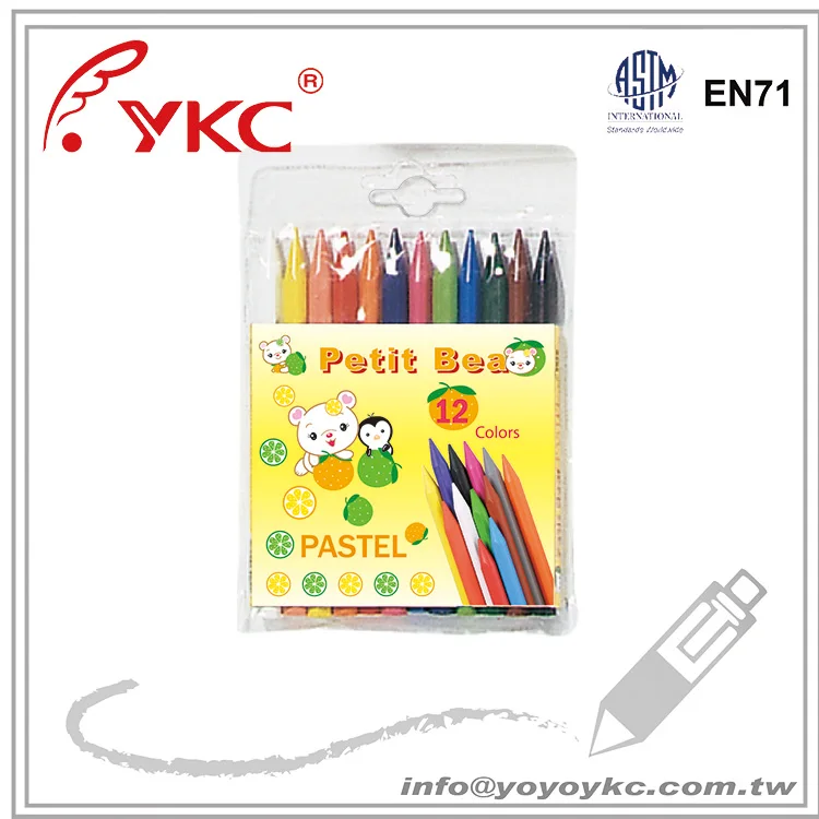 
PA0120B Plastic crayon 12 color plastic crayon 