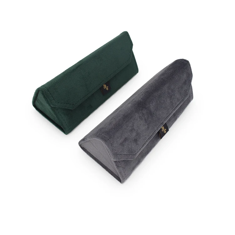 New Triangle Folding Sunglasses Glasses Case