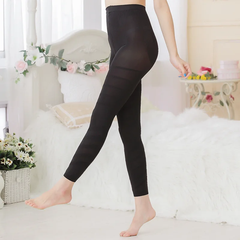 High Elastic Compression Nylon Stockings Ladies Tight Slimming Leggings