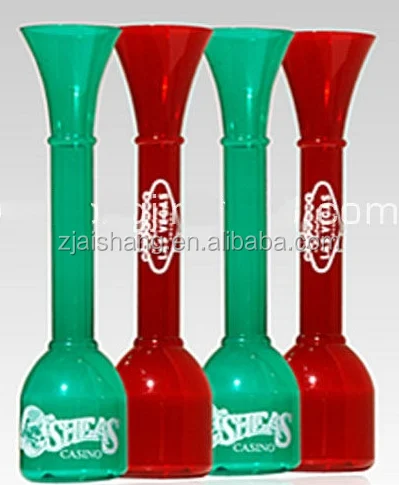 Promotion 28oz huge yard cup 100oz slush cups 1meter yard beer glass copo las vegas bubble shape long neck party cups with straw