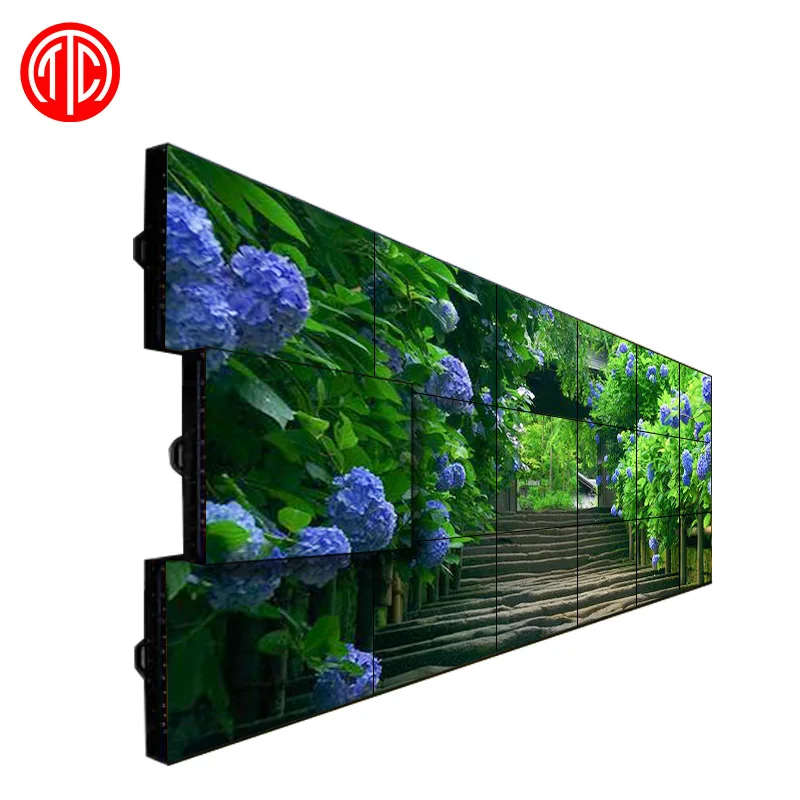 
2018 Multiple advertising 4k led video wall tv display, 3*3 Multi screen DID lcd video wall 