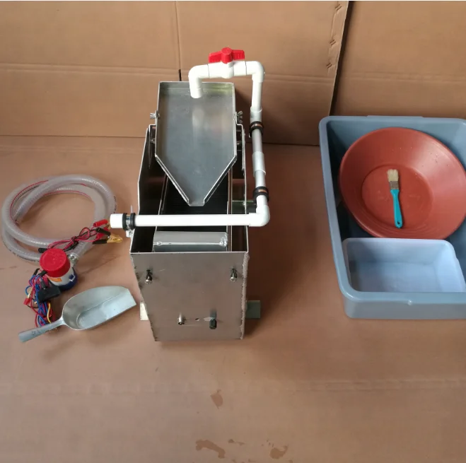 Mini Portable Gold Sluice Highbanker for superfine gold
