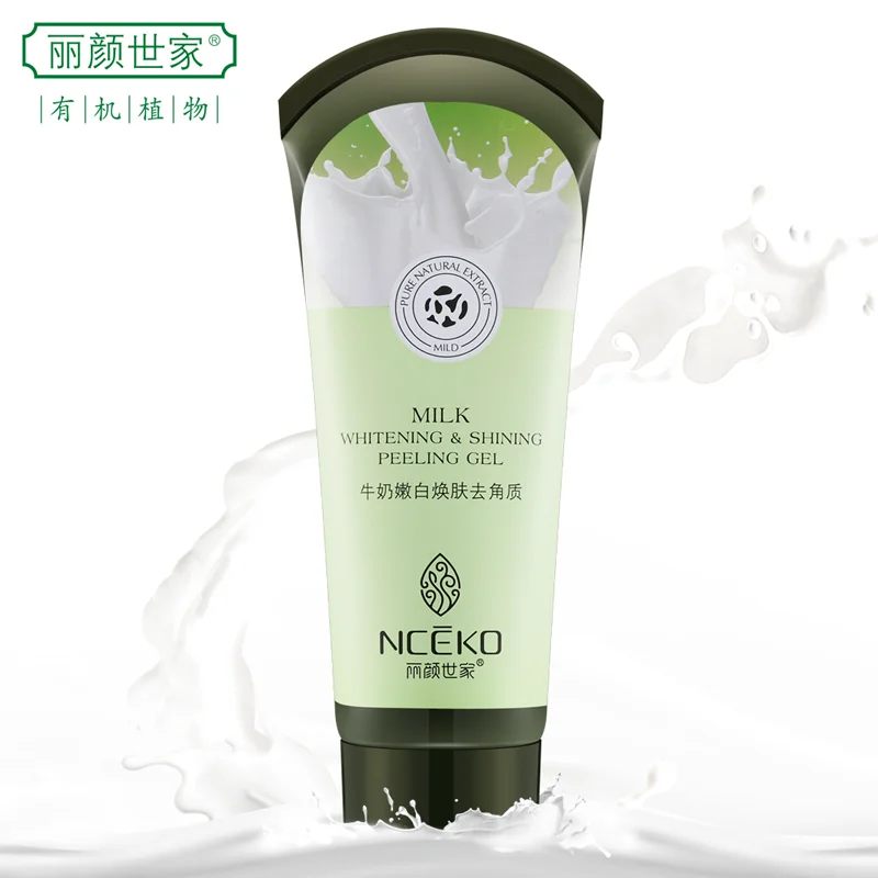 Nceko exfoliator whitening face wash with green tea & rose & milk & lavender