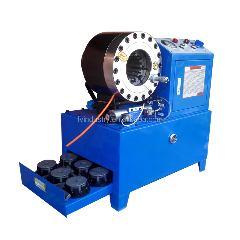 2 inch 400v CE approved finn-power hydraulic air brake hose crimping tool for sale