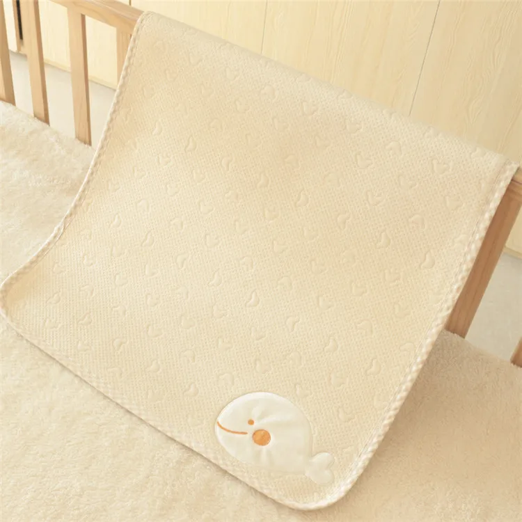 Bamboo Quilted Thicker Longer Waterproof Changing Pad Liners for Babies