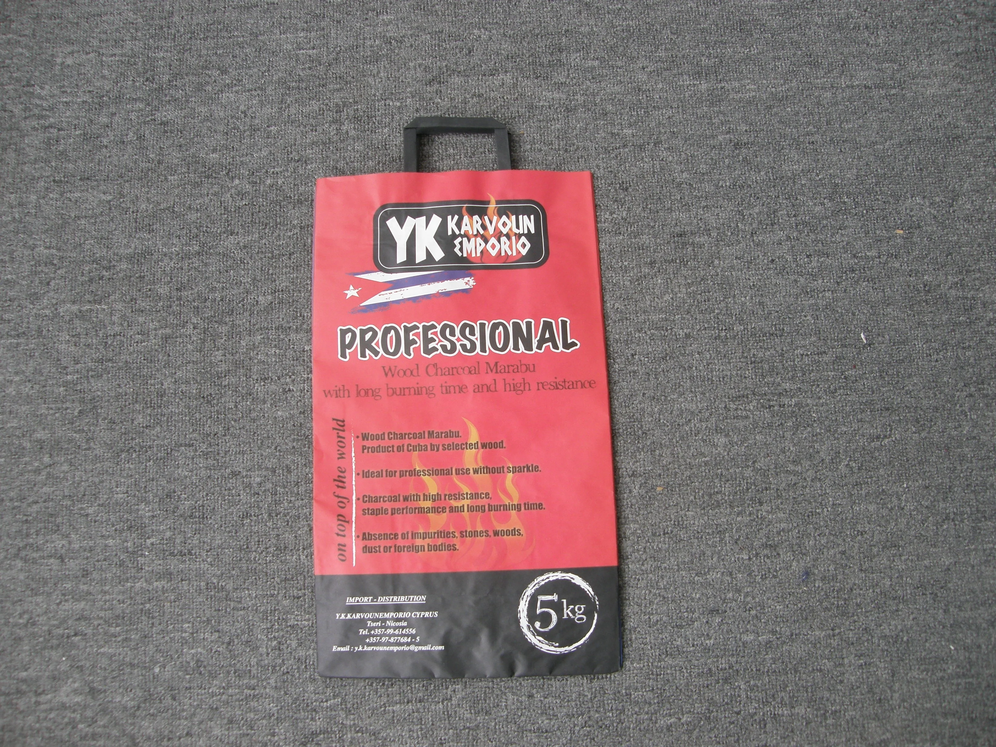 2kg 5kg 10kg Manufacturer Custom Printing  Kraft Paper Charcoal Bag BBQ brown paper bag sacks paper charcoal packaging bags