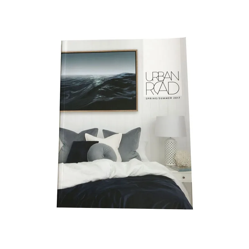 High quality printing book service cheap embossed logo matte paper magazine printing