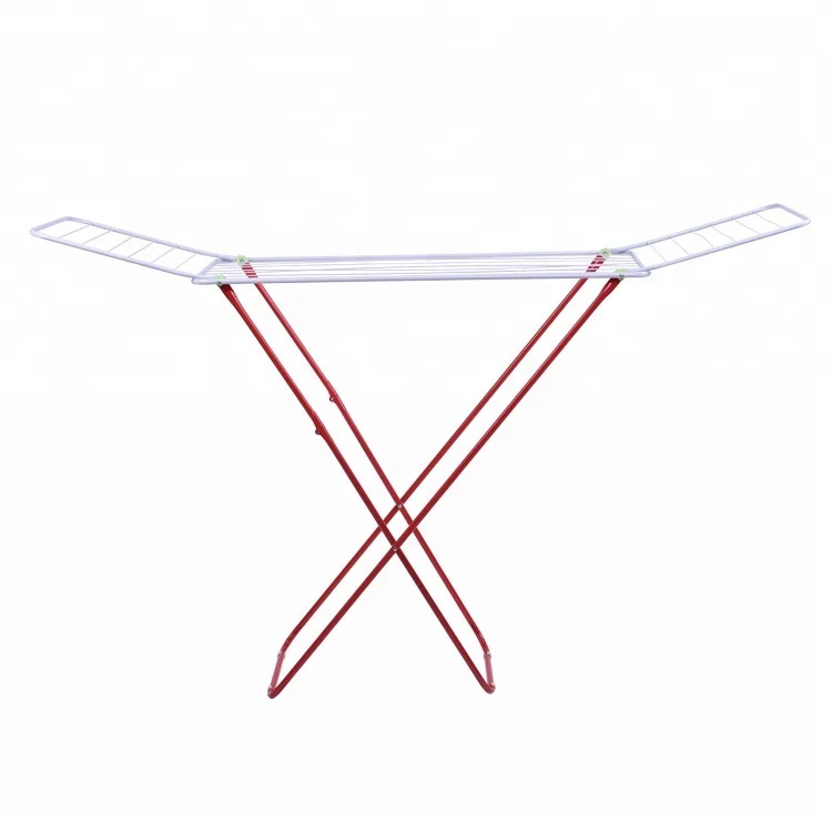 Portable Wing Hanging Folding Clothes Dryer Rack For Towel